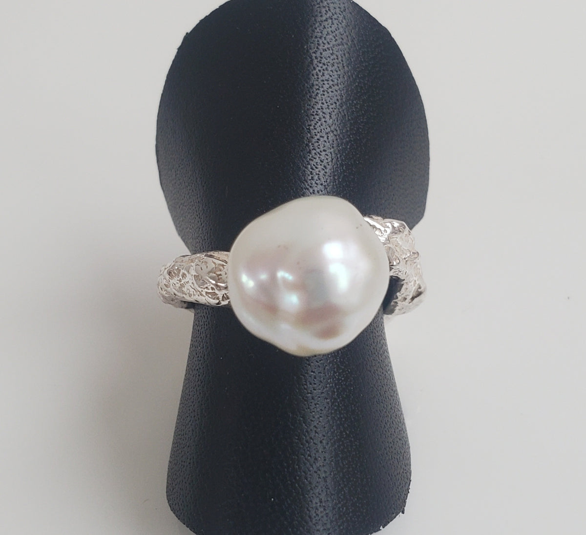 White River Baroque pearl ring