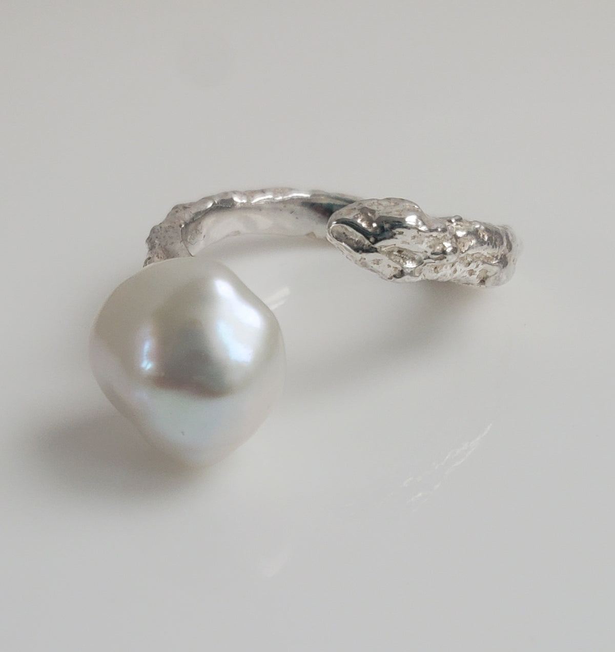 White River Baroque pearl ring