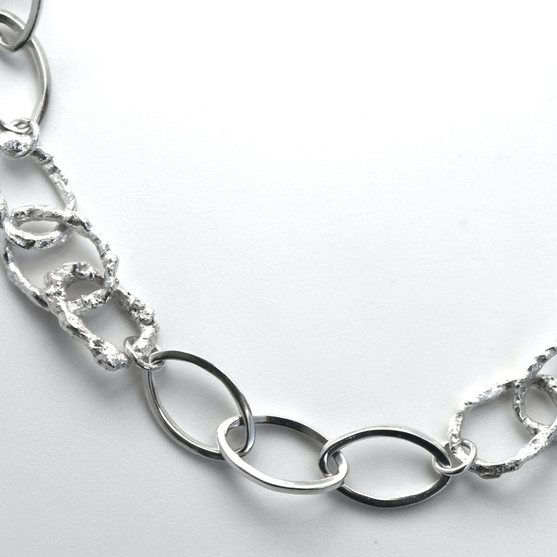 silver chunky link chain