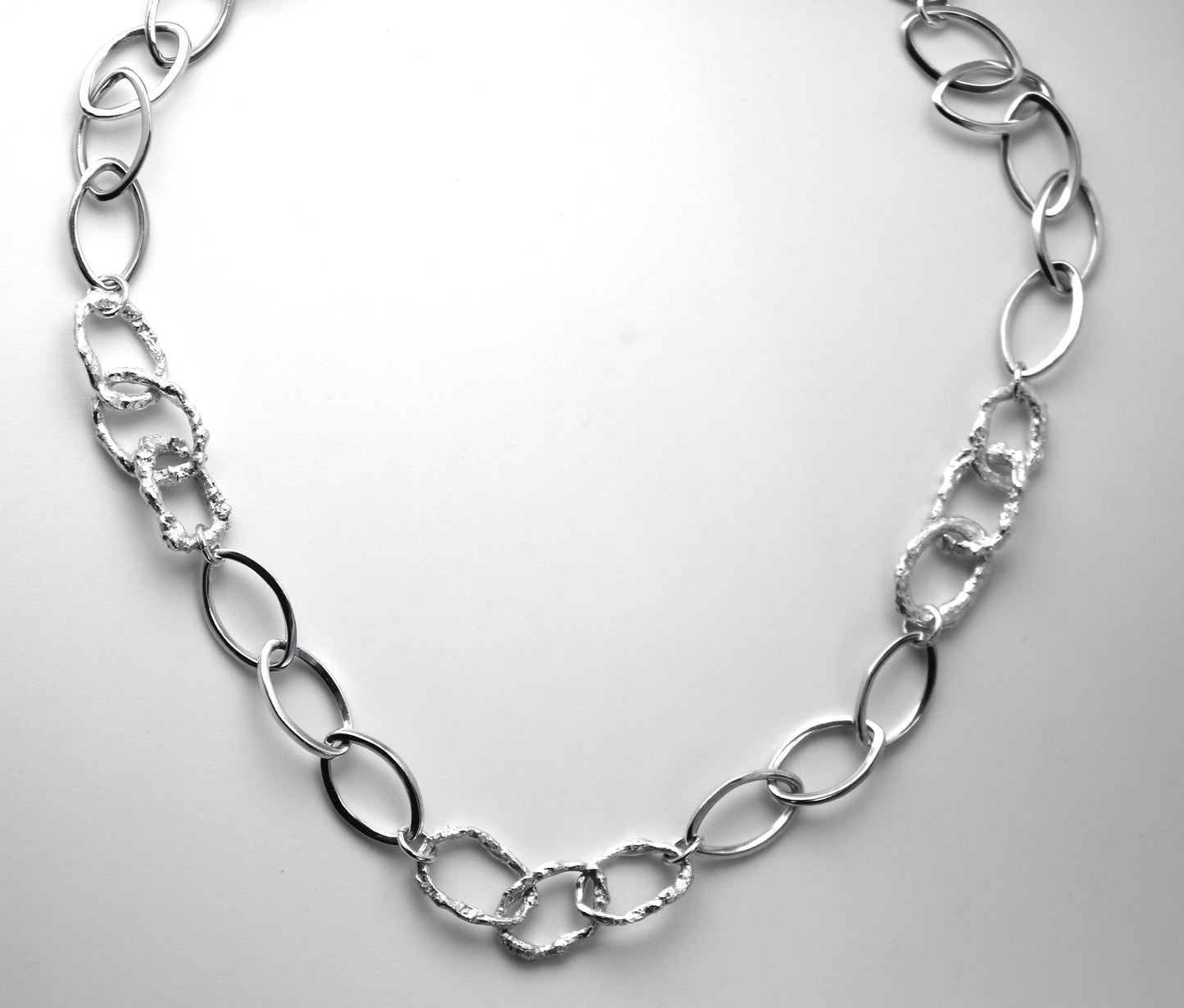 chunky large link silver chain