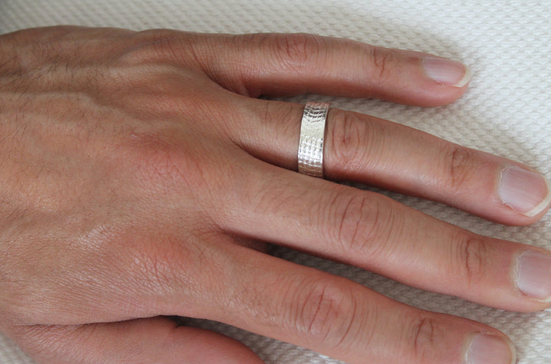 Skin silver ring 6mm